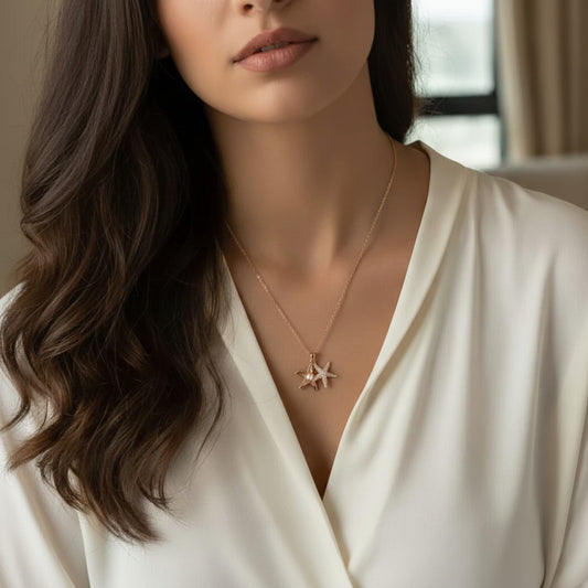 The Twin Starfish Necklace