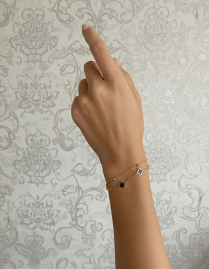 Starlight Clover Bracelet