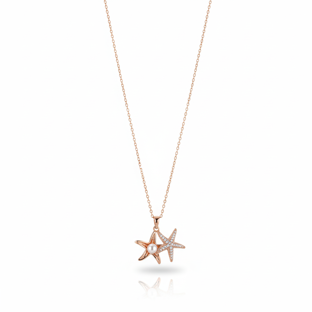 The Twin Starfish Necklace