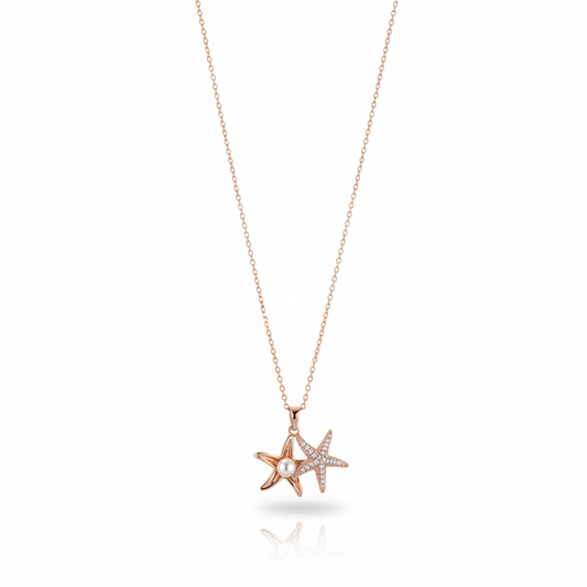 The Twin Starfish Necklace
