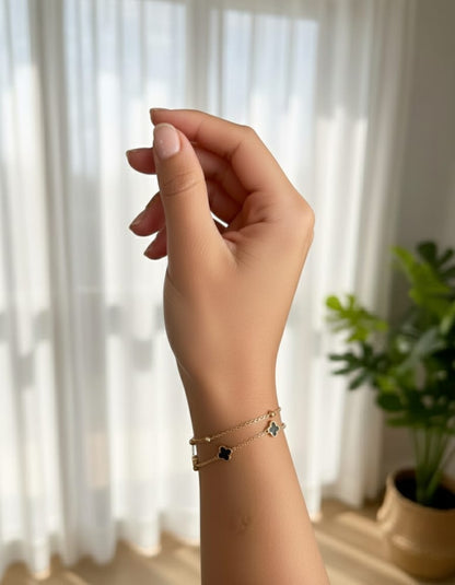 Starlight Clover Bracelet